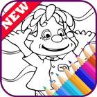 The Book Coloring Pages for Engie Ben by Fans أيقونة