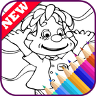 The Book Coloring Pages for Engie Ben by Fans आइकन