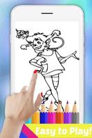 The Draw Coloring for Pippi by Fans captura de pantalla 1