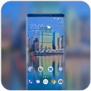 Theme for Poco F1 city panorama building APK