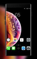 Theme for IPhone XS IOS12 planet concept machine poster