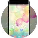 Pink balloon theme for samsung APK