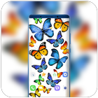 Colorful Butterfly Theme for Nokia X6 wallpaper ícone