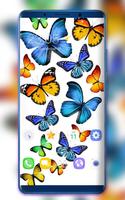 Colorful Butterfly Theme for Nokia X6 wallpaper Cartaz