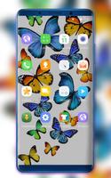 Colorful Butterfly Theme for Nokia X6 wallpaper ภาพหน้าจอ 1