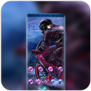 Theme for colorful sytheme retrowave biker APK