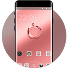 Business Theme for iPhone: Pink Phone X wallpaper иконка
