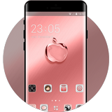 Business Theme for iPhone: Pink Phone X wallpaper icon