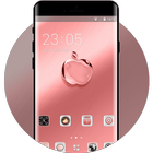 Business Theme for iPhone: Pink Phone X wallpaper biểu tượng