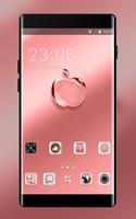 Business Theme for iPhone: Pink Phone X wallpaper پوسٹر