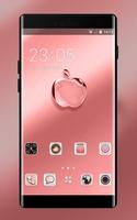Business Theme for iPhone: Pink Phone X wallpaper постер