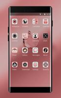 Business Theme for iPhone: Pink Phone X wallpaper ภาพหน้าจอ 1