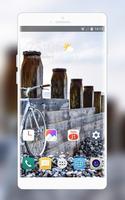 Theme for Samsung Galaxy A7 plus bike stone Affiche