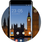 Theme for HTC U11 london big ben river wallpaper আইকন