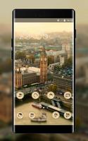 Landscape theme london tower city wallpaper पोस्टर