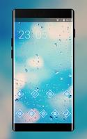Cool Launcher Theme Hazy rain wallpaper HD poster