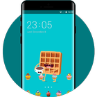 Sweet Cartoon ColorOS Launcher Theme for Oppo أيقونة