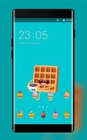 Sweet Cartoon ColorOS Launcher Theme for Oppo plakat