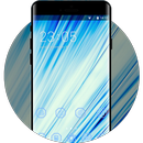 Abstract Blue Theme Cute Stripe Background-APK