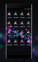 3D Cube Launcher Theme Cool Tech Wallpaper HD screenshot 1