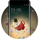 White Rabbit Theme: Cartoon Wallpaper APK