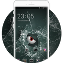 Sharingan Theme with HD Wallpaper Broken Screen-APK