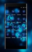 3D Neon Atom Live wallpaper HD & Launcher Theme Ekran Görüntüsü 1