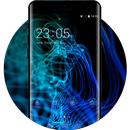 Abstract Smoke Theme: Chaotic line Wallpaper APK