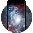 Amazing Tornado Theme for P10 Plus: Dark Night APK