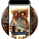 Cartoon Theme Cute Owl Wallpaper HD APK