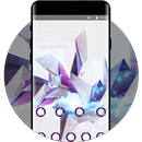 Abstract purple theme origami wallpaper APK