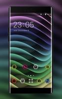 Abstract rainbow theme: Colored Wallpaper poster