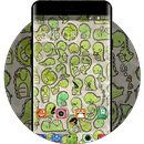 Cartoon Cute Dinosaurs Theme HD Wallpaper APK