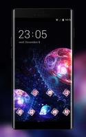 Poster Cool Fantasitic Jellyfish Galaxy Theme for Lenovo