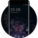 Black Abstract Theme Neural Networks Wallpaper APK