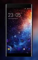 Poster Galaxy live Wallpaper&Purple Style Theme for Oppo