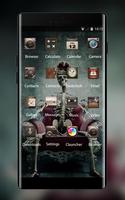 Skull theme skeleton king skull wallpaper screenshot 1