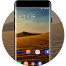 APK Theme for cool desert sunset wallpaper