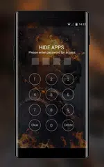 Hell death devil flame skull－cool black theme APK download