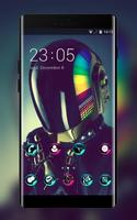 Cool theme wallpaper daft punk style music 海报