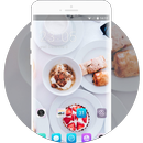 Theme for food cake white life asus zenfone max APK