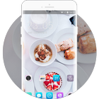 آیکون‌ Theme for food cake white life asus zenfone max