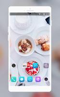 Poster Theme for food cake white life asus zenfone max