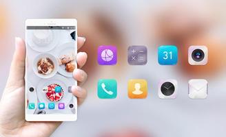 Theme for food cake white life asus zenfone max imagem de tela 3