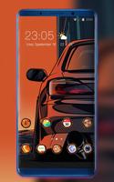 Poster Theme for car abstract hand draw wallpaper