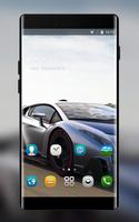 Theme for nokia7 plus car race wallpaper पोस्टर