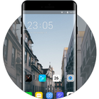 Theme for city alley xiaomi mi a1 wallpaper ikon