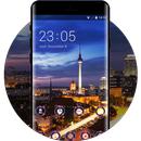 City Night Live Wallpaper Shanghai Landscape theme APK