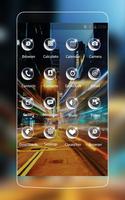 Dynamic City Night :Neon Light Street HDWallpaper স্ক্রিনশট 1