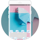 Theme for cute origami oppo r17 aplikacja